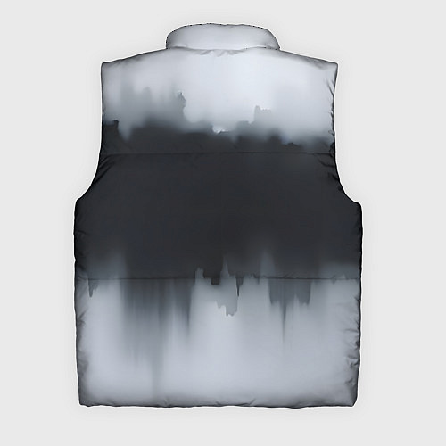 Мужской жилет Разводы черной краски / 3D-Красный – фото 2