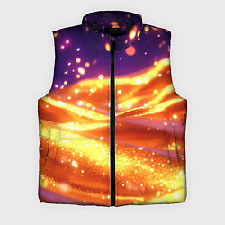 Мужской жилет Золотая волнистая текстура