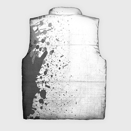 Мужской жилет Valencia - white gradient по-вертикали / 3D-Черный – фото 2