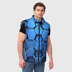 Мужской жилет Синий бронежилет, цвет: 3D-светло-серый — фото 2