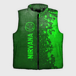 Мужской жилет Nirvana - green gradient по-вертикали