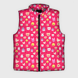 Мужской жилет Skzoo pattern pink, цвет: 3D-светло-серый