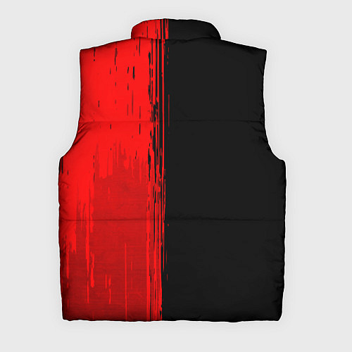Мужской жилет Король и Шут - red gradient по-вертикали / 3D-Черный – фото 2