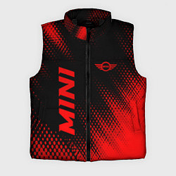 Мужской жилет Mini - red gradient вертикально, цвет: 3D-черный