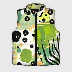 Мужской жилет Зеленый анималистичный паттерн