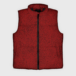 Мужской жилет Тёмный красный в крапинку