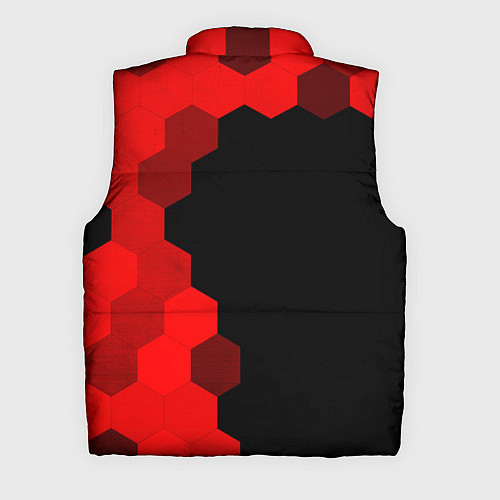 Мужской жилет Jaguar - red gradient по-вертикали / 3D-Черный – фото 2