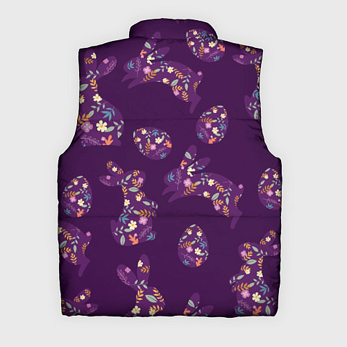 Мужской жилет Кролики и яйца / 3D-Черный – фото 2