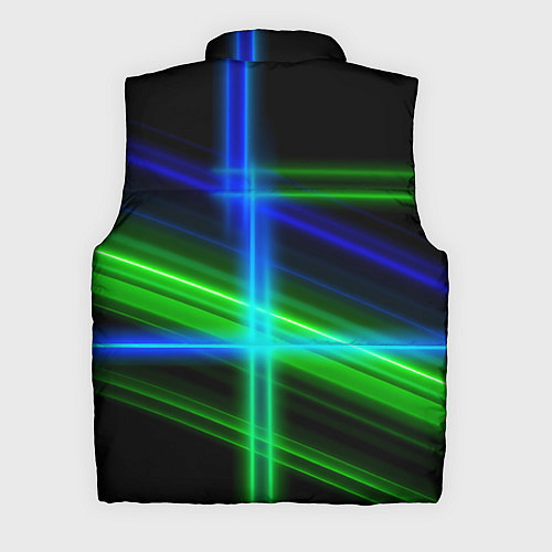 Мужской жилет Color blue black green / 3D-Черный – фото 2