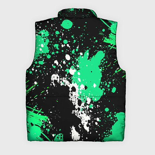 Мужской жилет Geely на фоне брызг граффити / 3D-Черный – фото 2