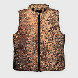 Мужской жилет Светлый коричневый абстрактная текстура, цвет: 3D-черный