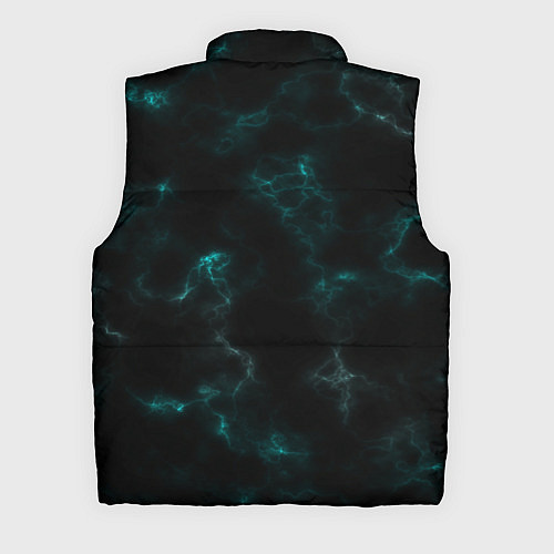 Мужской жилет Color black turquoise / 3D-Черный – фото 2