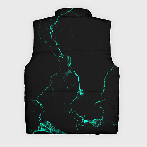 Мужской жилет Color black turquoise / 3D-Черный – фото 2