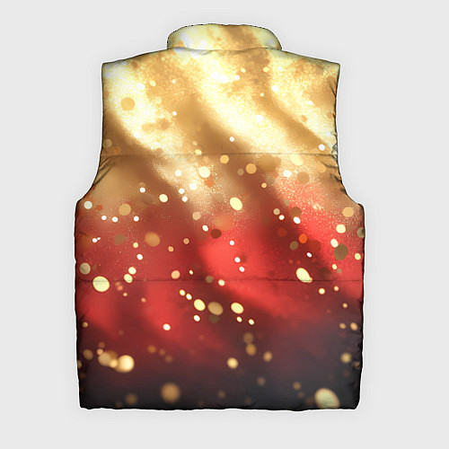 Мужской жилет Волнистая текстура с блестками / 3D-Черный – фото 2