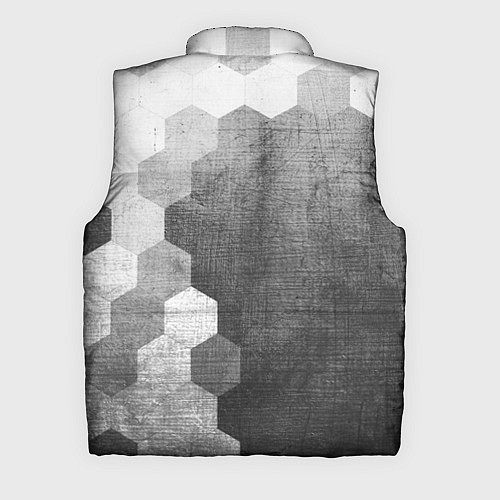 Мужской жилет No Mans Sky - grey gradient по-вертикали / 3D-Черный – фото 2