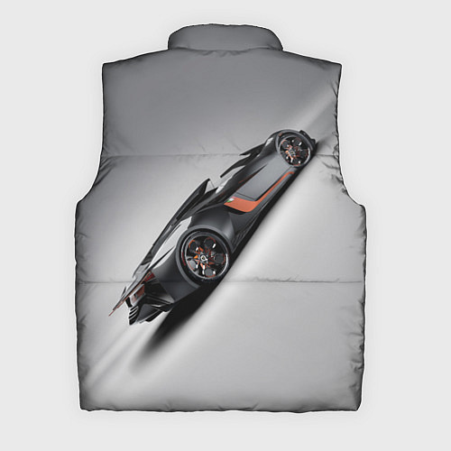 Мужской жилет Lamborghini - racing car / 3D-Черный – фото 2