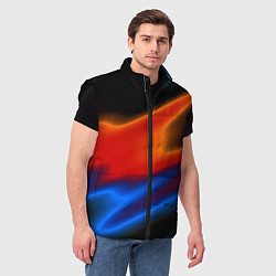 Мужской жилет Multicoloured, цвет: 3D-черный — фото 2