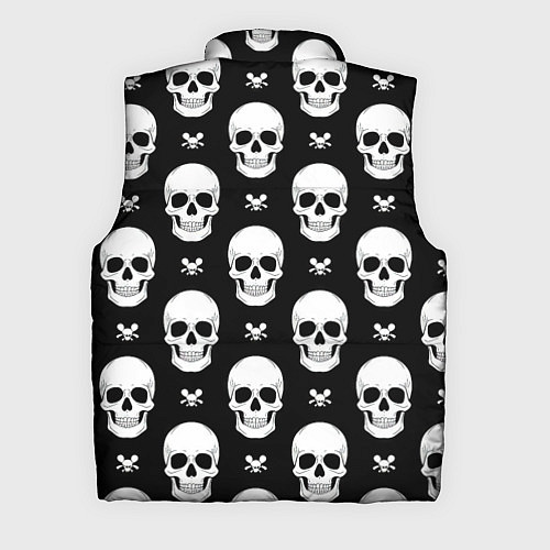 Мужской жилет Черепной фон / 3D-Черный – фото 2