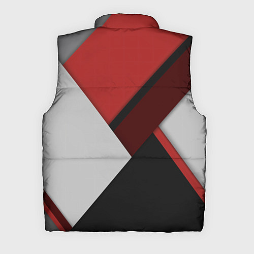 Мужской жилет Color black red grey / 3D-Черный – фото 2