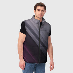 Мужской жилет Color black grey, цвет: 3D-черный — фото 2