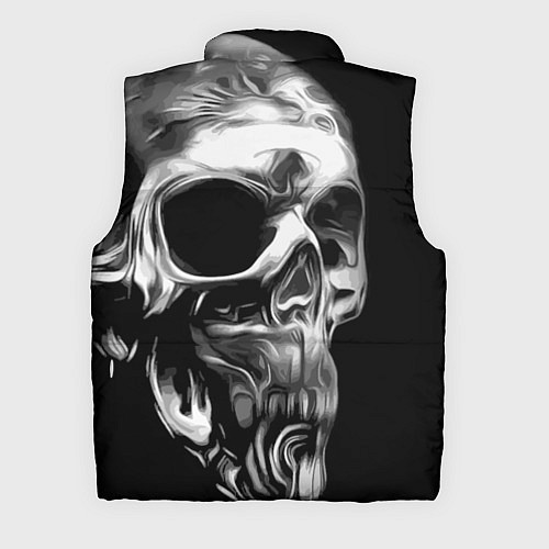 Мужской жилет Стилизованный череп / 3D-Черный – фото 2