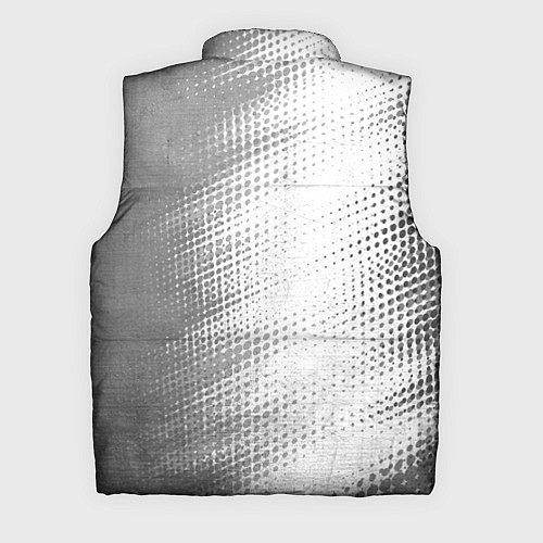 Мужской жилет Spirited Away - white gradient по-вертикали / 3D-Черный – фото 2