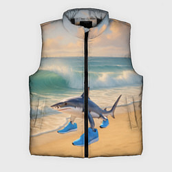 Мужской жилет Тралалеро тралала мем, цвет: 3D-черный