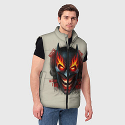 Мужской жилет Огенный Бэтмент, цвет: 3D-черный — фото 2