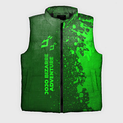 Мужской жилет JoJo Bizarre Adventure - green gradient по-вертика, цвет: 3D-черный