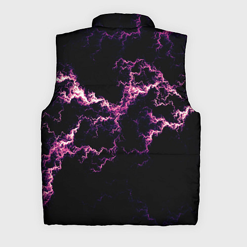 Мужской жилет Lightning pink glow / 3D-Черный – фото 2