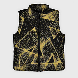 Мужской жилет Triangle yellow with dots