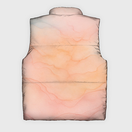 Мужской жилет Нежный персиковый / 3D-Черный – фото 2