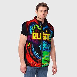 Мужской жилет Rust hyperbeast, цвет: 3D-черный — фото 2