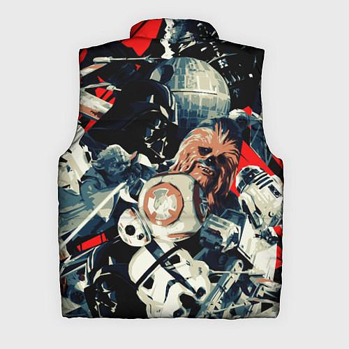 Мужской жилет Звездные войны персонажи / 3D-Черный – фото 2