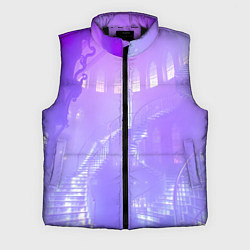Мужской жилет Лавандовые прозрачные лестницы