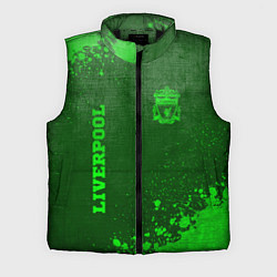 Мужской жилет Liverpool - green gradient вертикально