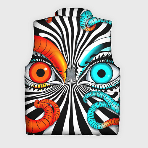 Мужской жилет Глаз и щупальца / 3D-Черный – фото 2