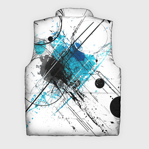 Мужской жилет Абстракция цвета / 3D-Черный – фото 2