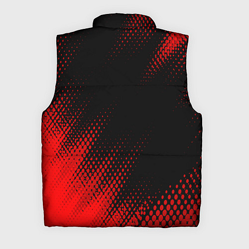 Мужской жилет FAW - red gradient вертикально / 3D-Черный – фото 2