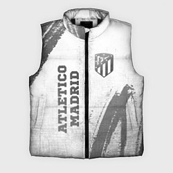 Мужской жилет Atletico Madrid - white gradient вертикально