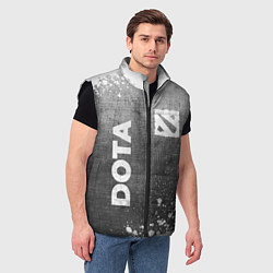 Мужской жилет Dota - grey gradient вертикально, цвет: 3D-черный — фото 2