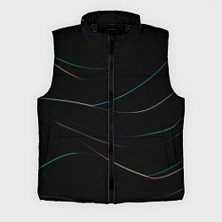 Мужской жилет Чёрный с неоновыми полосами