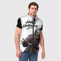 Мужской жилет Счастливого Хэллоуина Джокер 2025, цвет: 3D-черный — фото 2