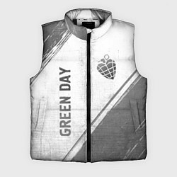 Мужской жилет Green Day - white gradient вертикально, цвет: 3D-черный
