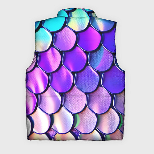 Мужской жилет Мазки краски с градиентом / 3D-Черный – фото 2