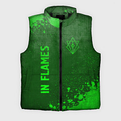 Мужской жилет In Flames - green gradient вертикально