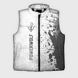 Мужской жилет Powerwolf - white gradient по-вертикали, цвет: 3D-черный