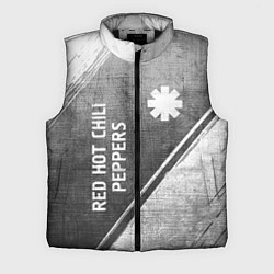 Мужской жилет Red Hot Chili Peppers - grey gradient вертикально, цвет: 3D-черный