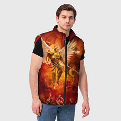Мужской жилет Сангвиний великий ангел, цвет: 3D-красный — фото 2