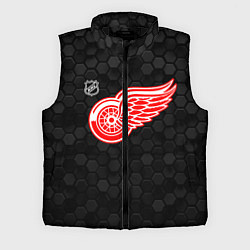 Мужской жилет Детройт Ред Уингз - черные соты, цвет: 3D-черный